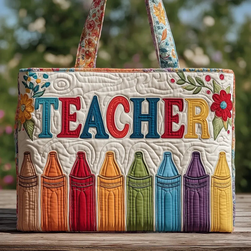 Teacher’s Joy Handmade Bag — front view