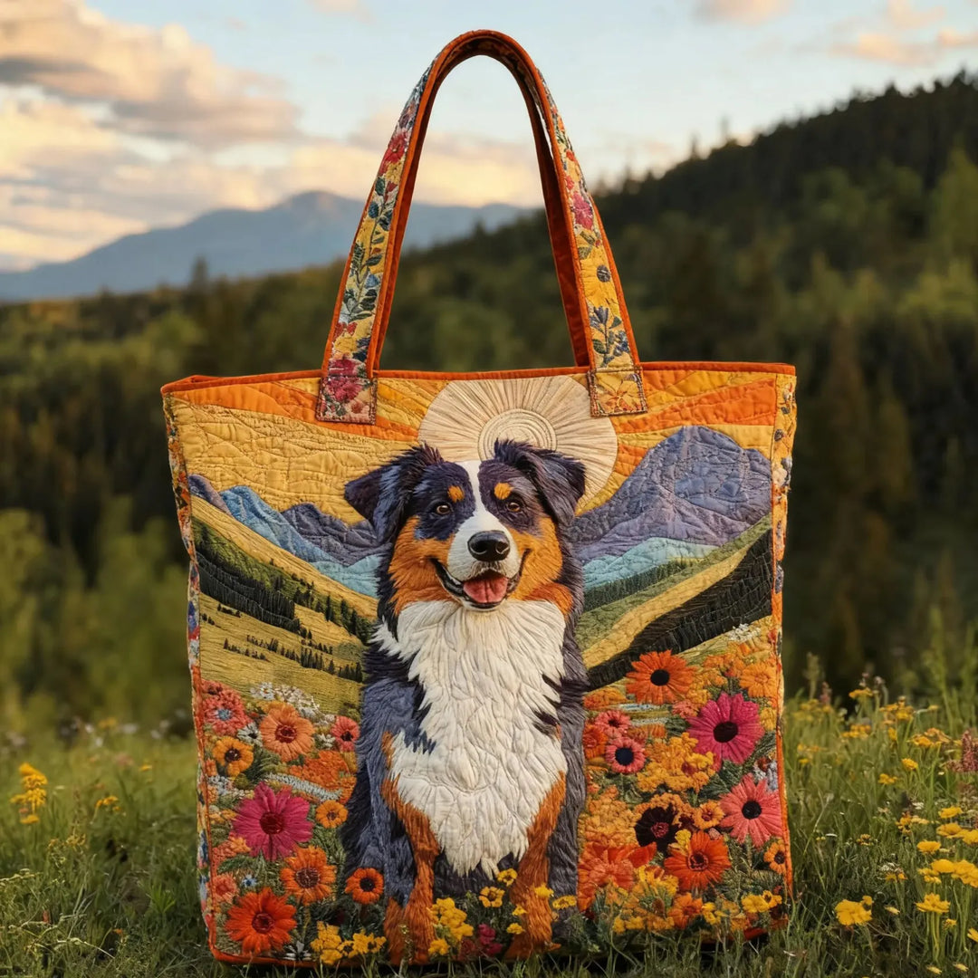Mountain Meadow Companion Handmade Bag — front view