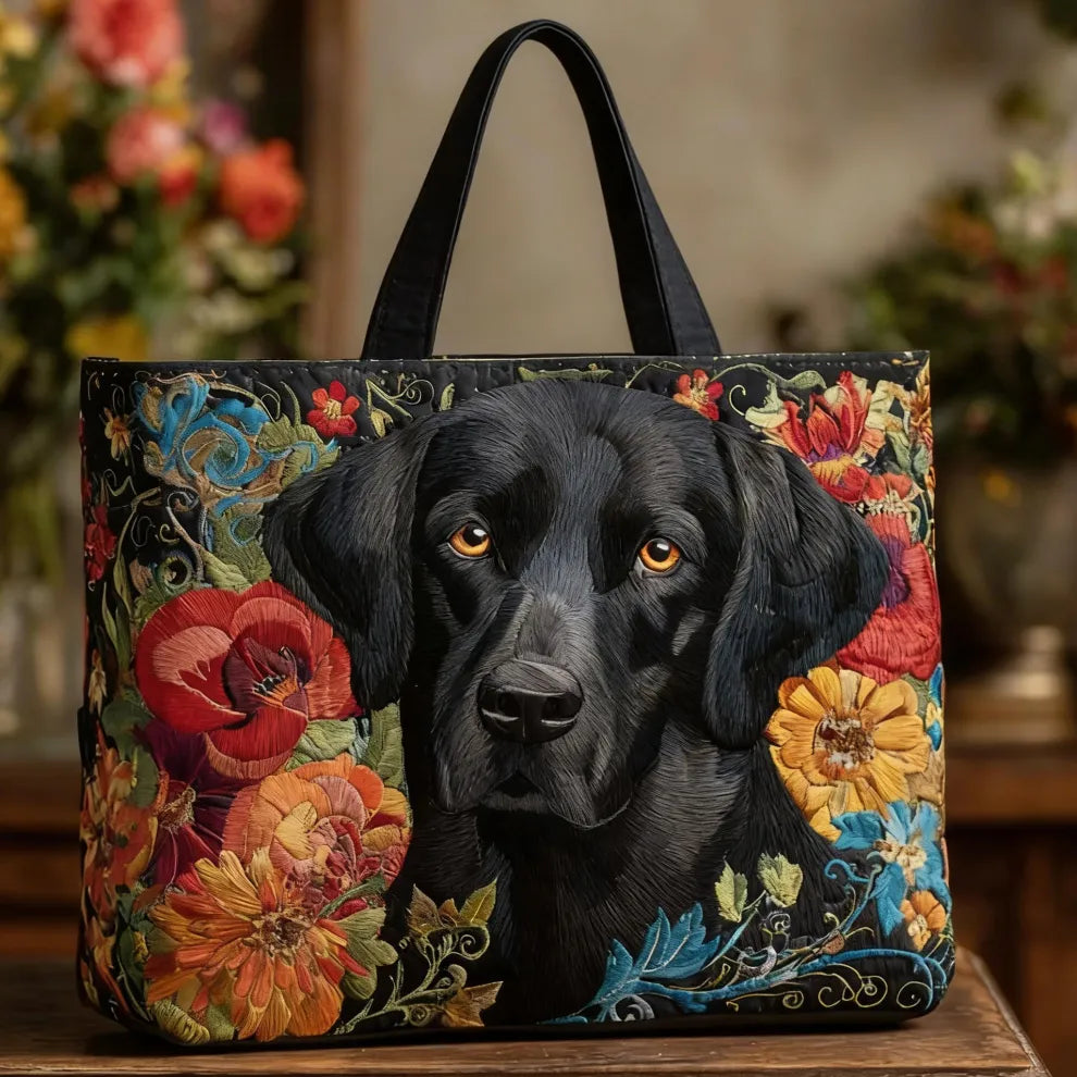 Midnight Bloom Companion Handmade Bag — front view