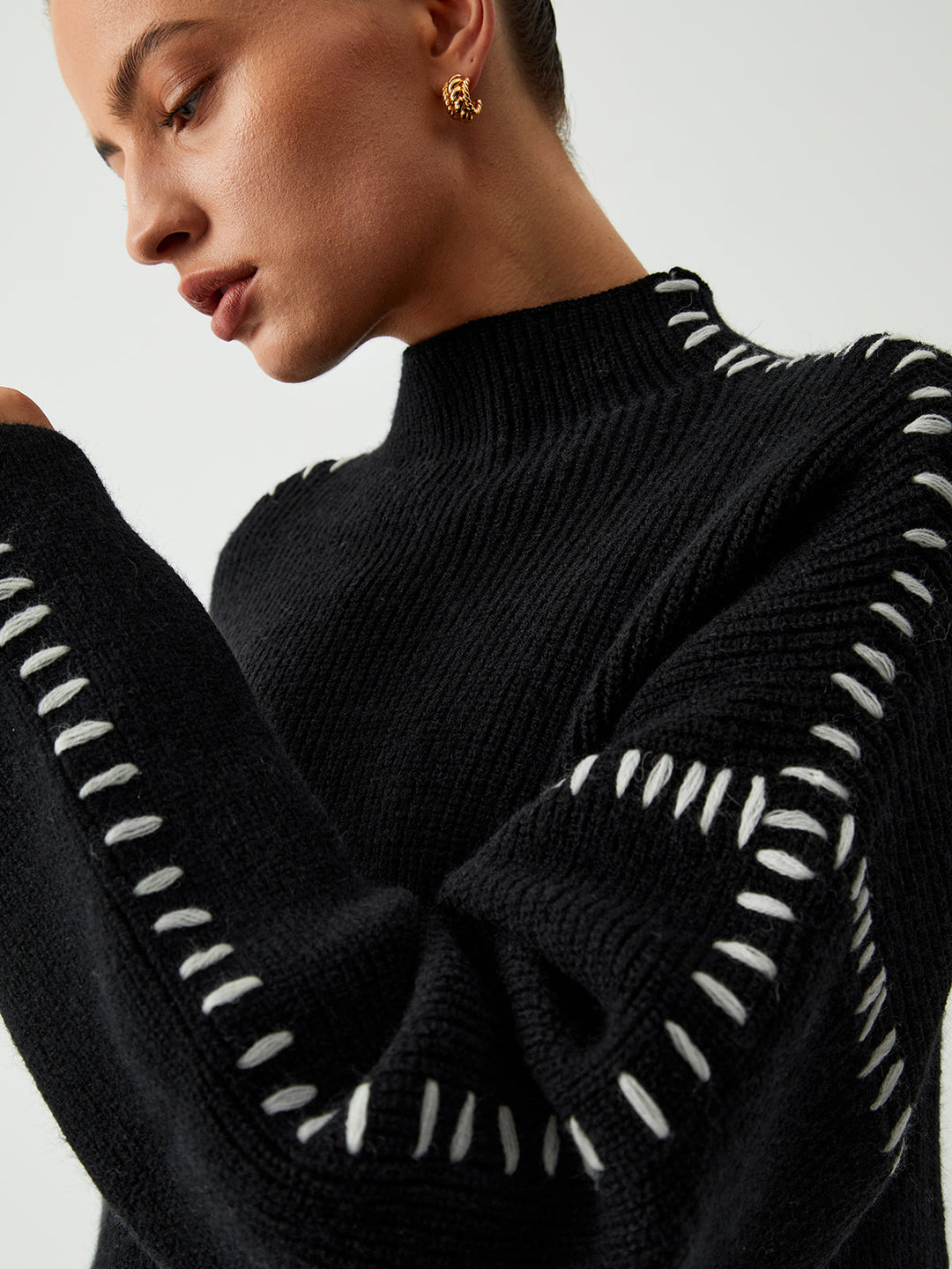 Sophia Comfortable Sweater — back view