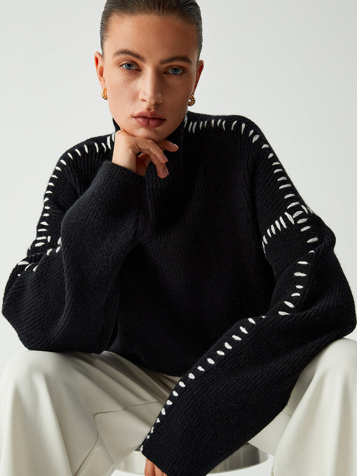 Sophia Comfortable Sweater — detail view