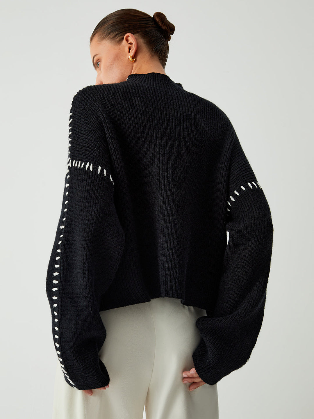 Sophia Comfortable Sweater — side view