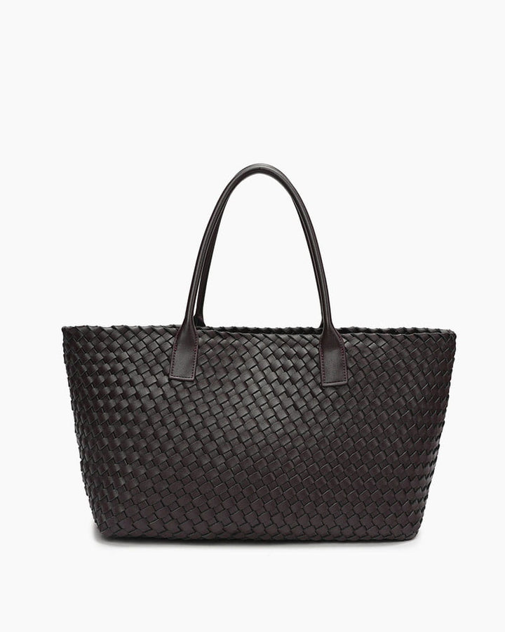 Chic Everyday City Handwoven Leather Tote