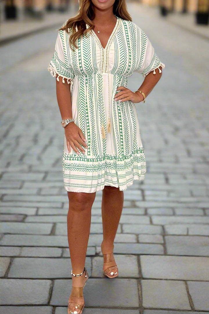 Magdalena Boho Summer Dress — detail view