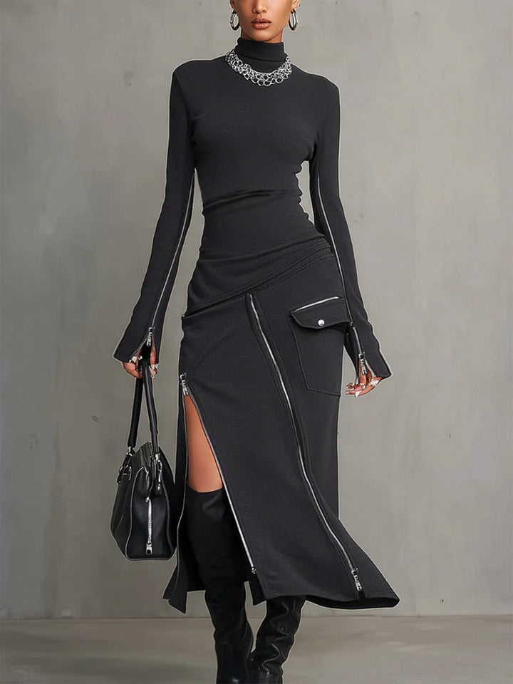 Wojcieslawa high collar matching set women – front view