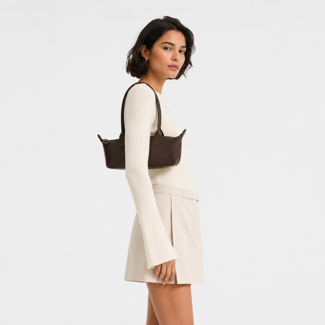 Longchamp Le Pliage Xtra M bag – adjustable leather shoulder strap
