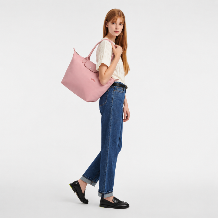 Longchamp Le Pliage Large Tote Bag Petale Pink Blush Lifestyle