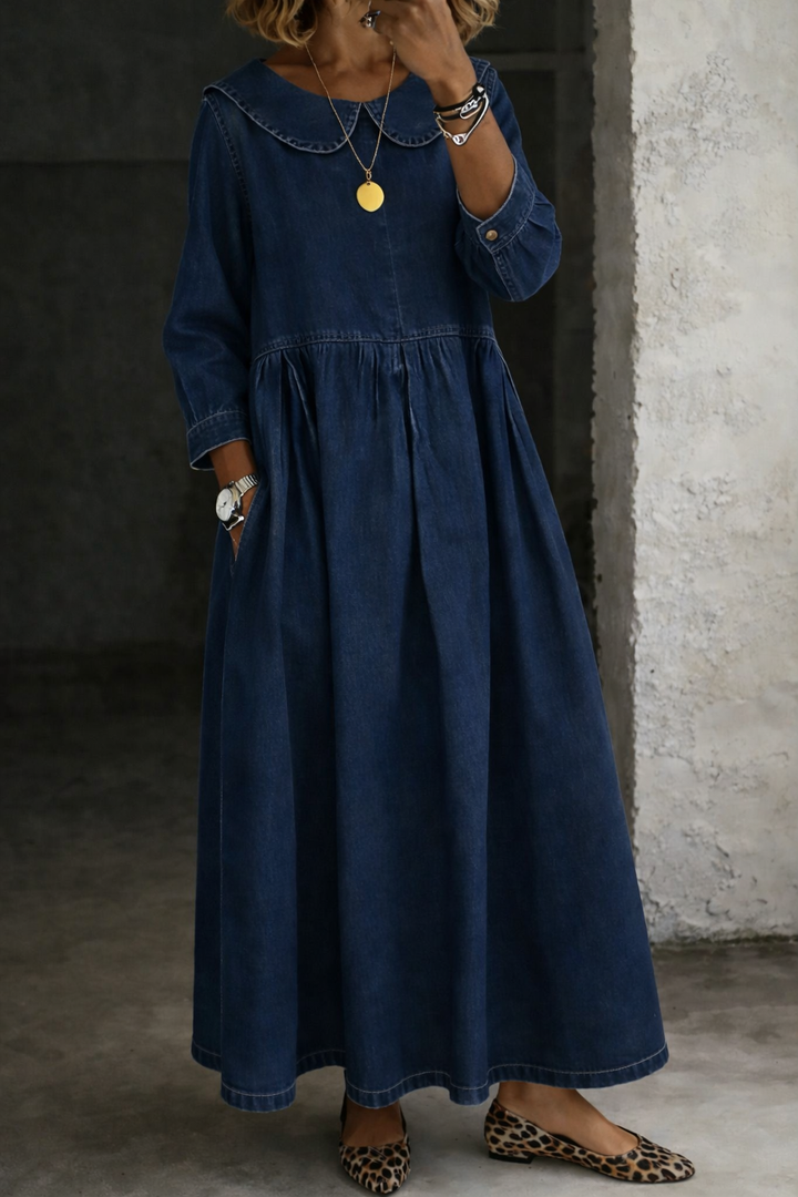 Clara Denim Dress — alternate view