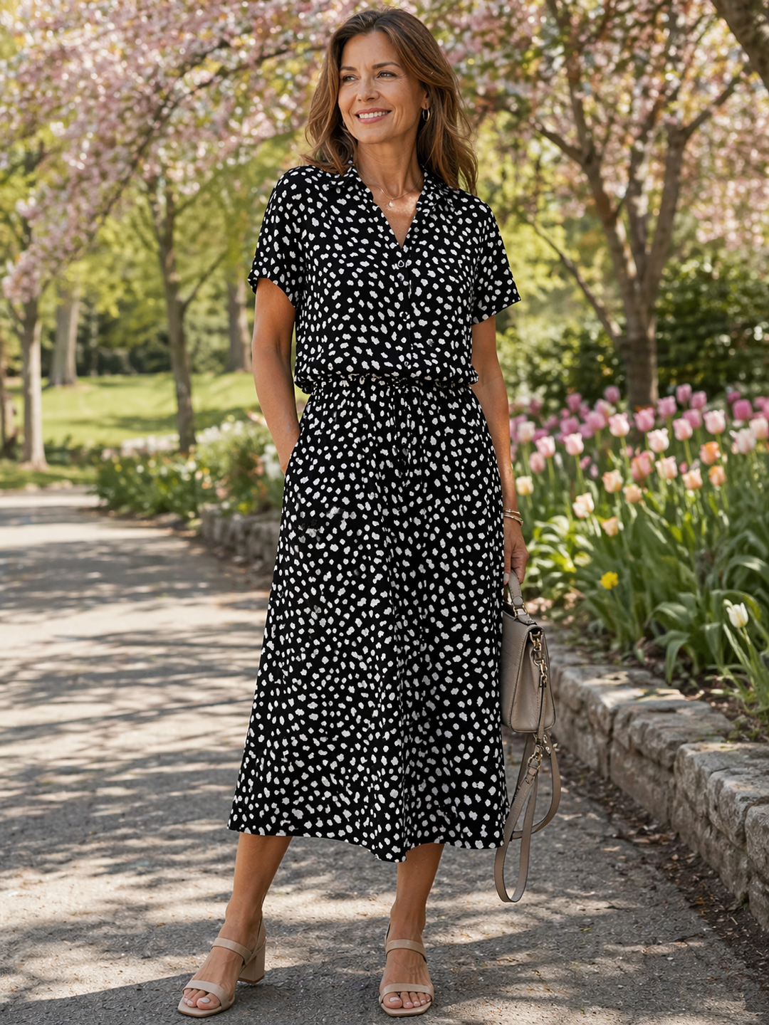 Cybele Floral Dress — front view