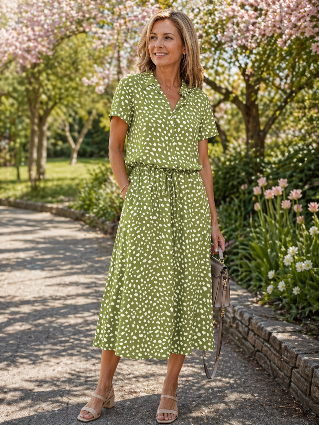 Ceryn Floral Dress — front view