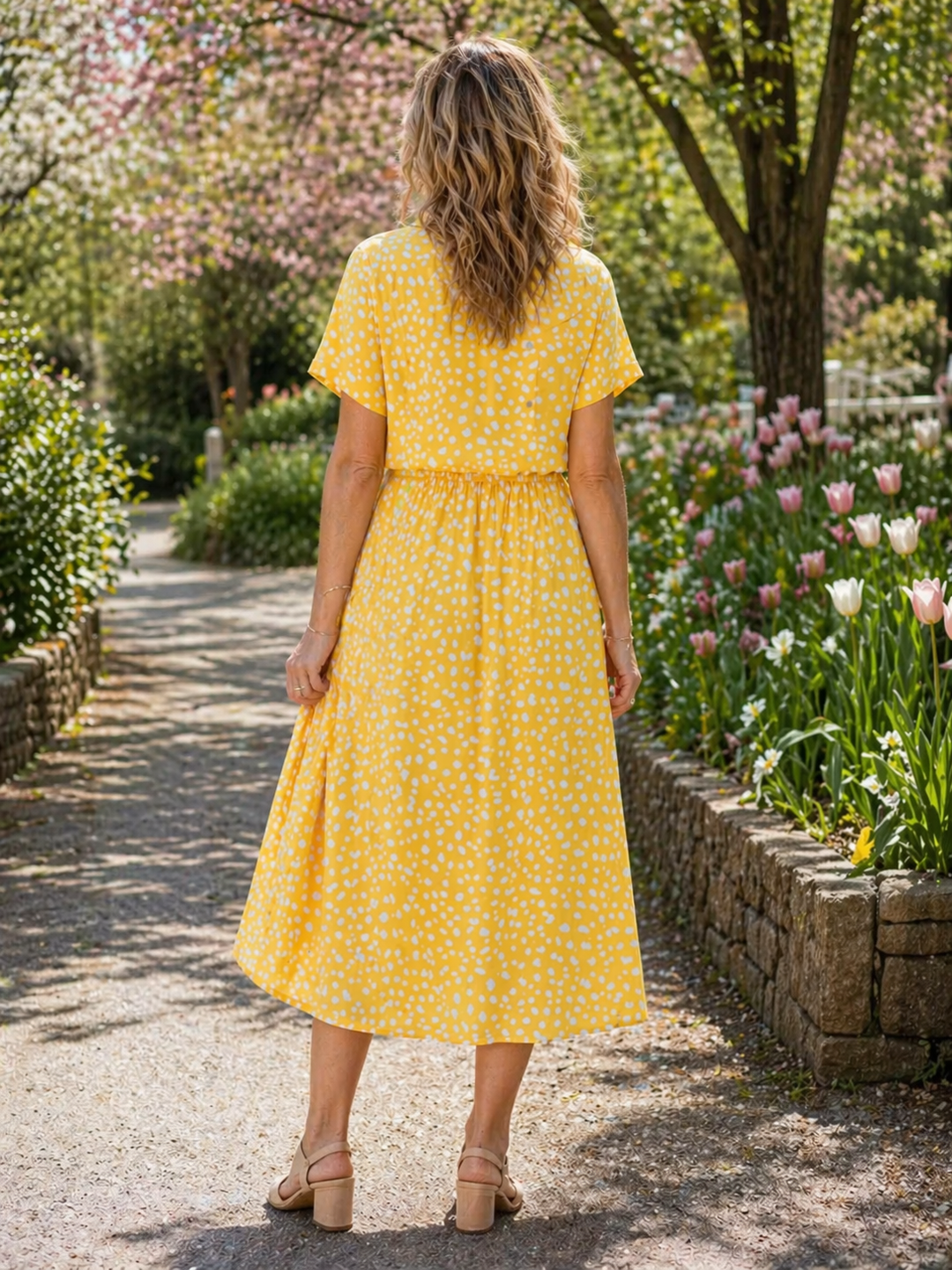 Coralie Floral Dress — lifestyle shot