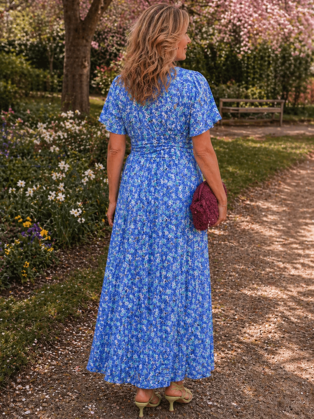 Ligeia Floral Dress — lifestyle shot