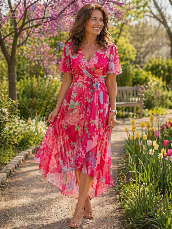 Jessenia Floral Dress — front view