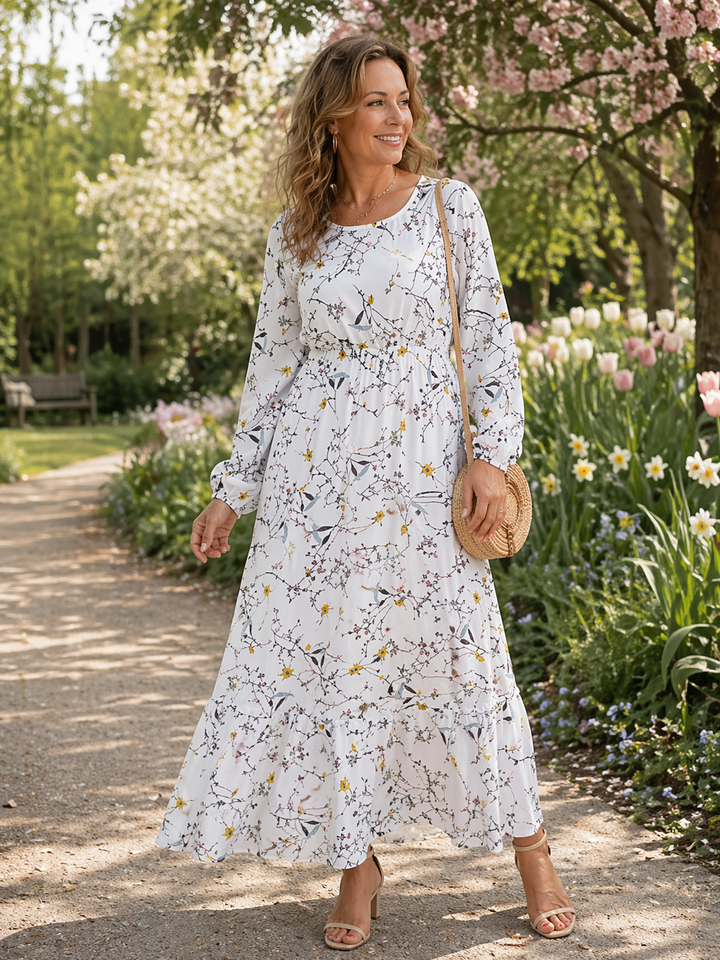 Averill Floral Dress — front view