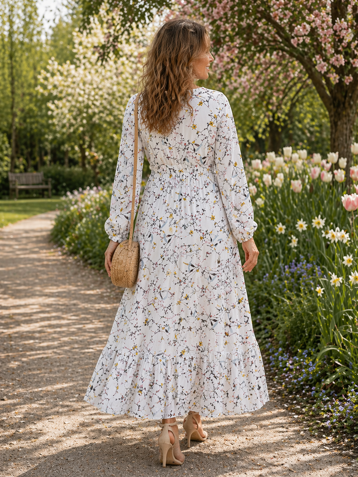 Averill Floral Dress — lifestyle shot