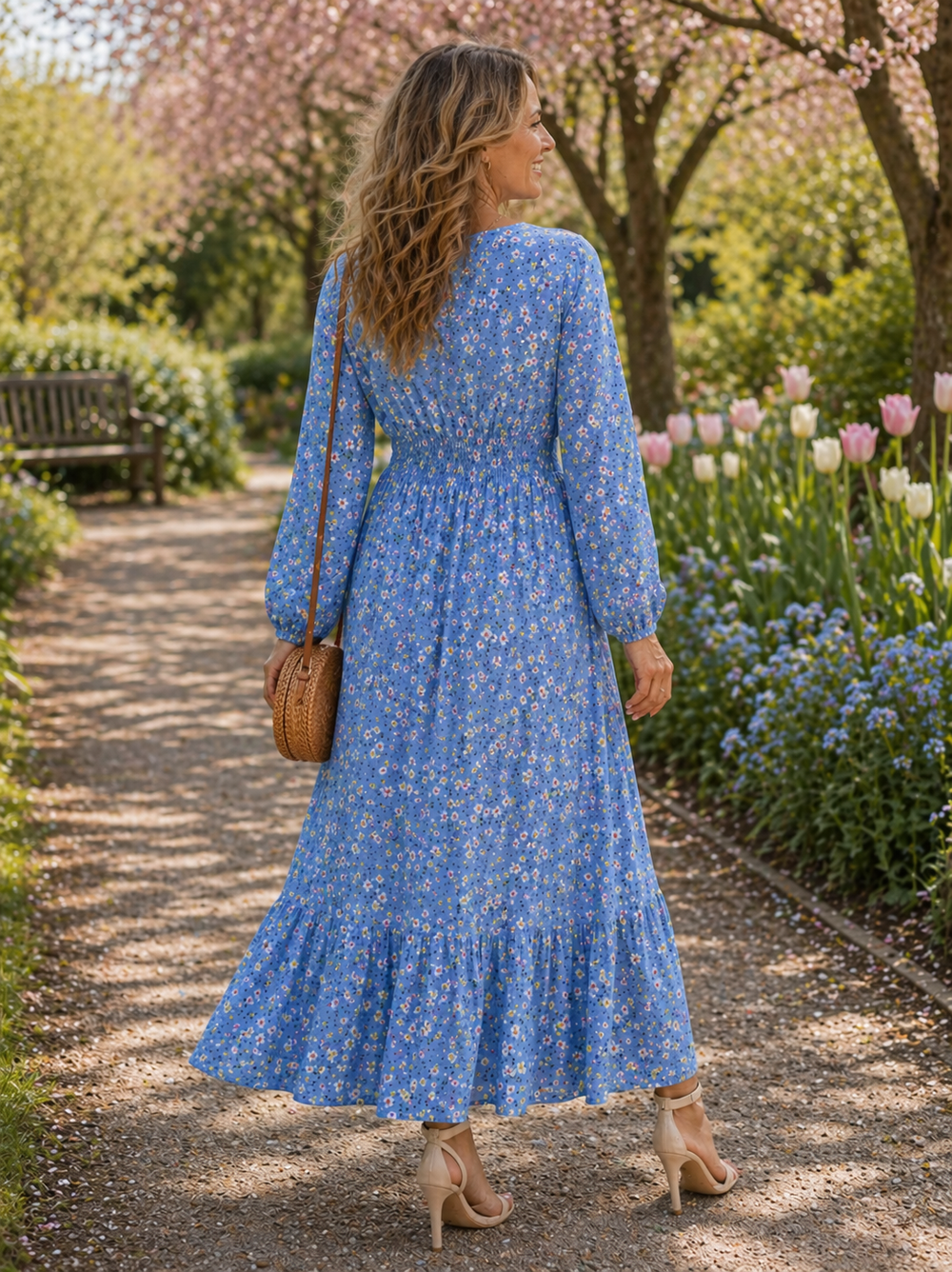 Berenika Floral Dress — lifestyle shot