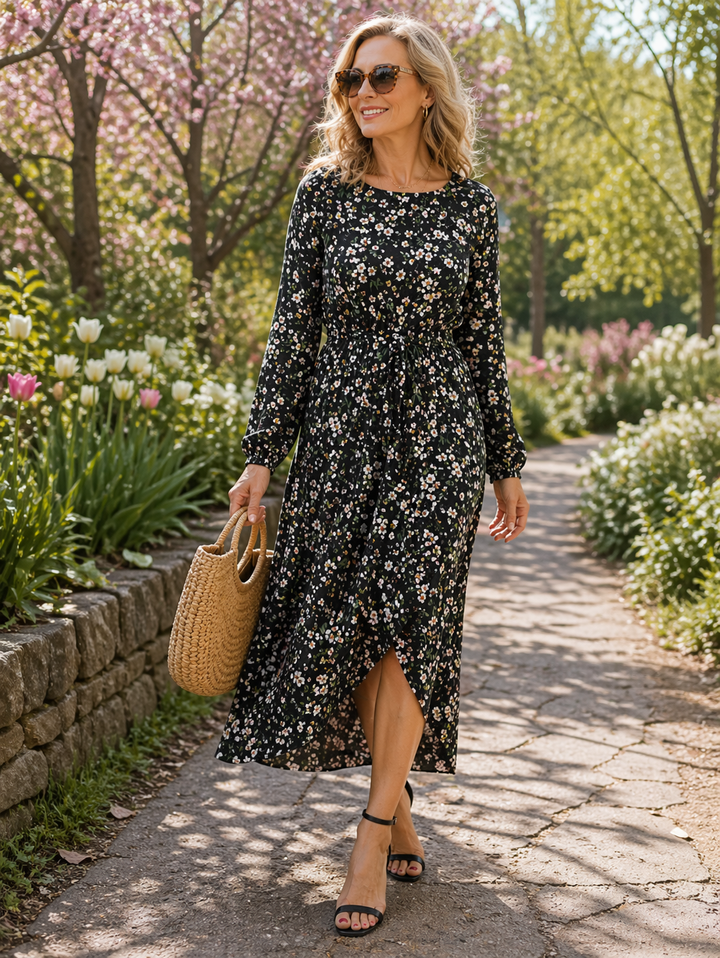 Baldina Floral Dress — front view