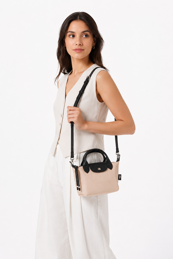 Longchamp Le Pliage Energy XS Crossbody Handbag Pink lifestyle