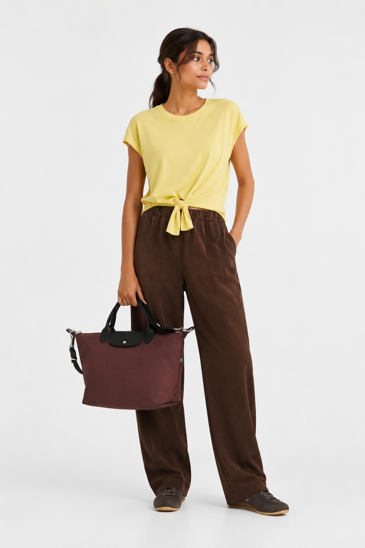 Longchamp Le Pliage Energy L Bag Cocoa — lifestyle