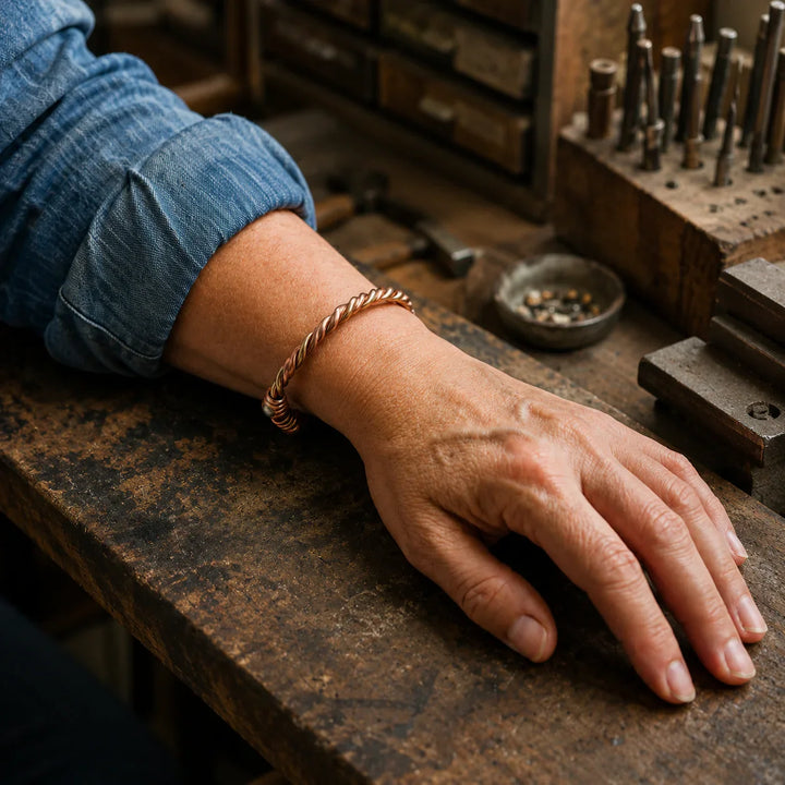 Vera's River Copper Bracelet