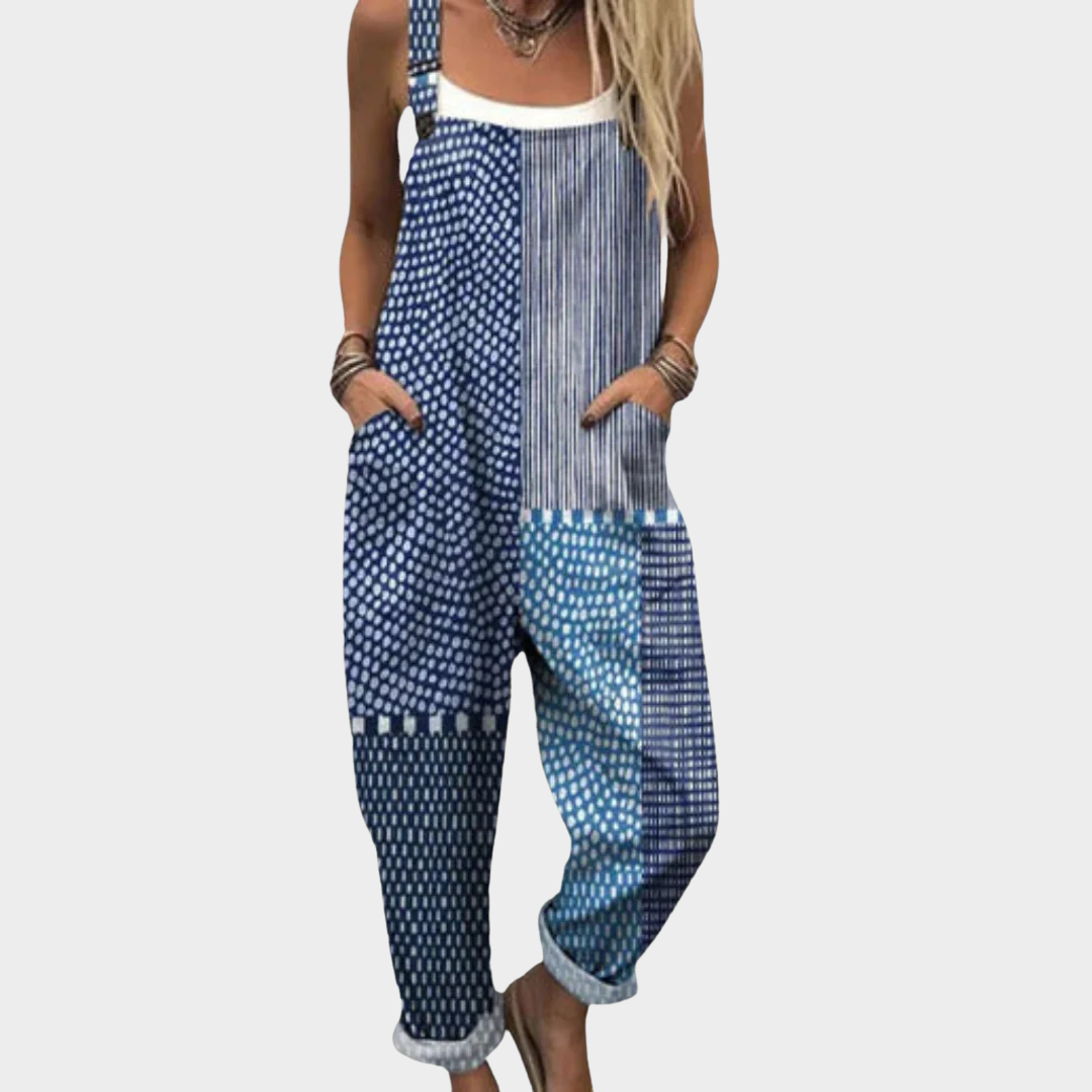 Relaxed Dungaree Jumpsuit — front view