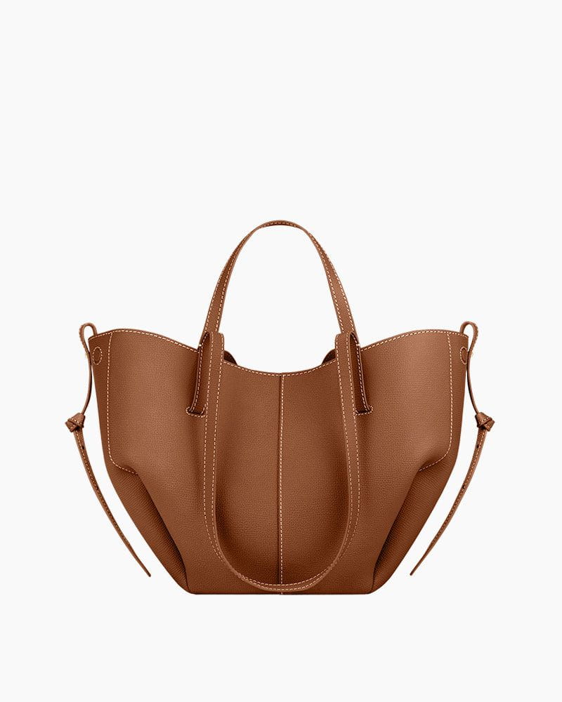 polène cyme bag – mini leather tote