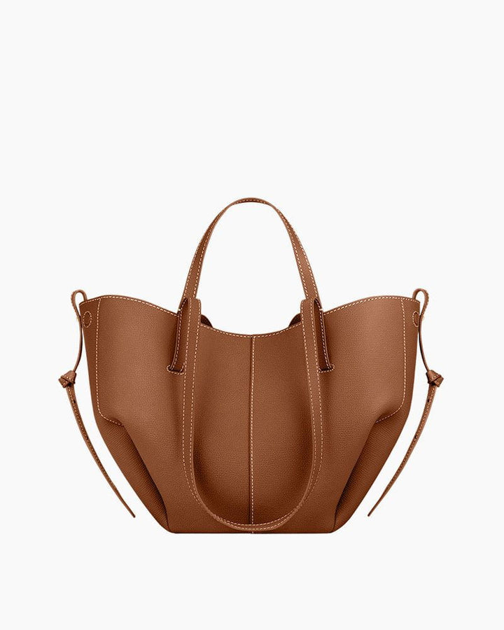 polène cyme bag – mini leather tote