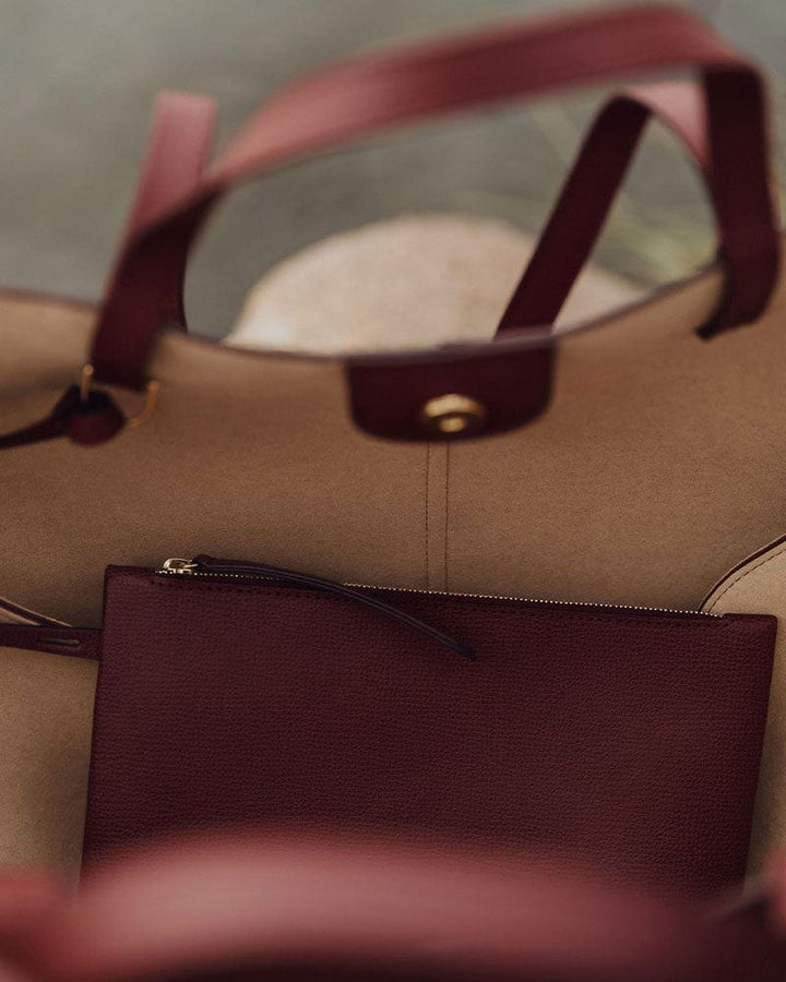 polène cyme leather bag – compact tote