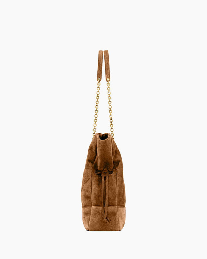 Women's Parisian Chic Slouchy Suede Shopper