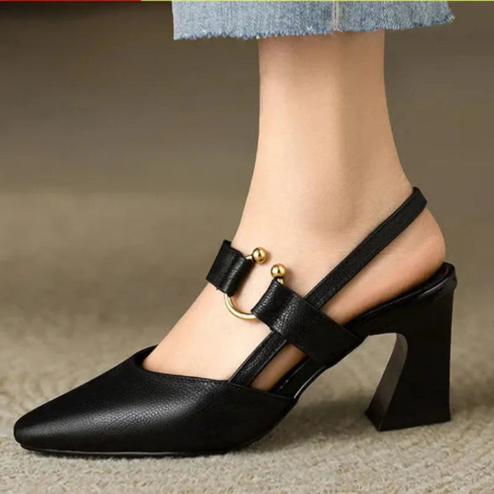Riley Orthopedic Heels — detail view