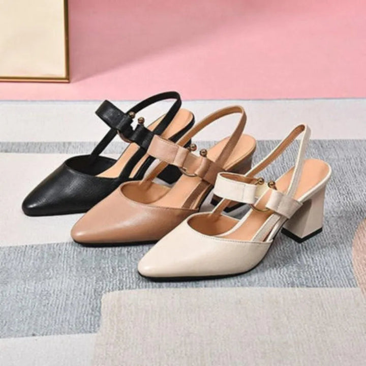 Riley Orthopedic Heels — lifestyle view