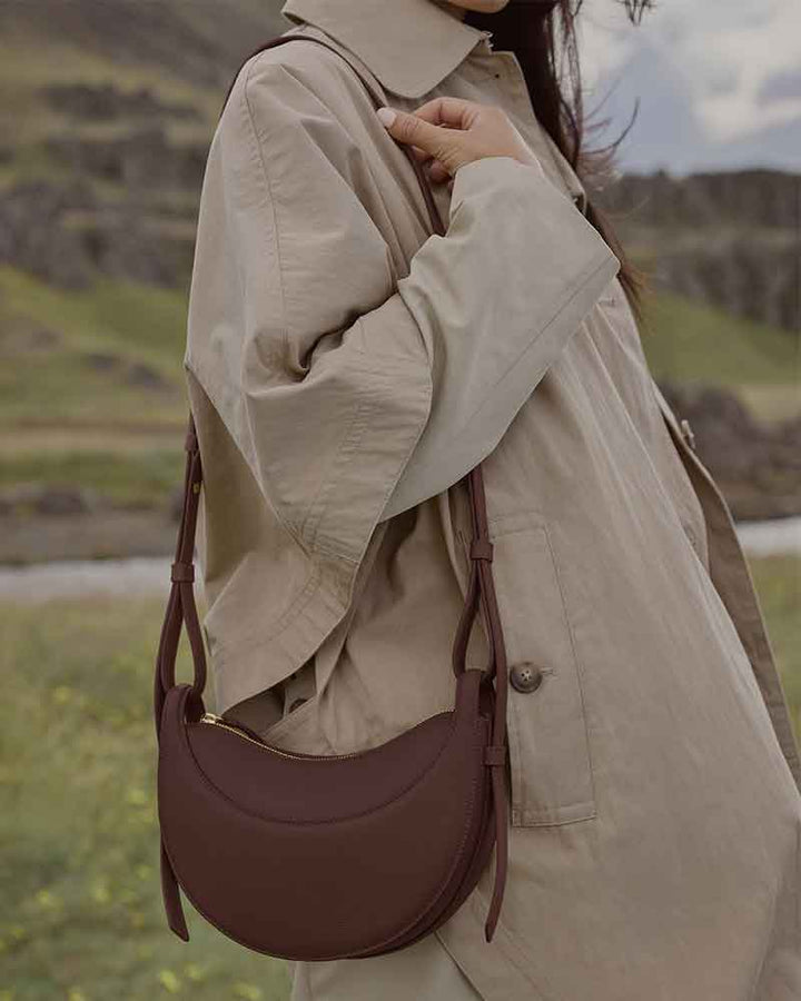 Everyday City Textured Leather Shoulder Bag