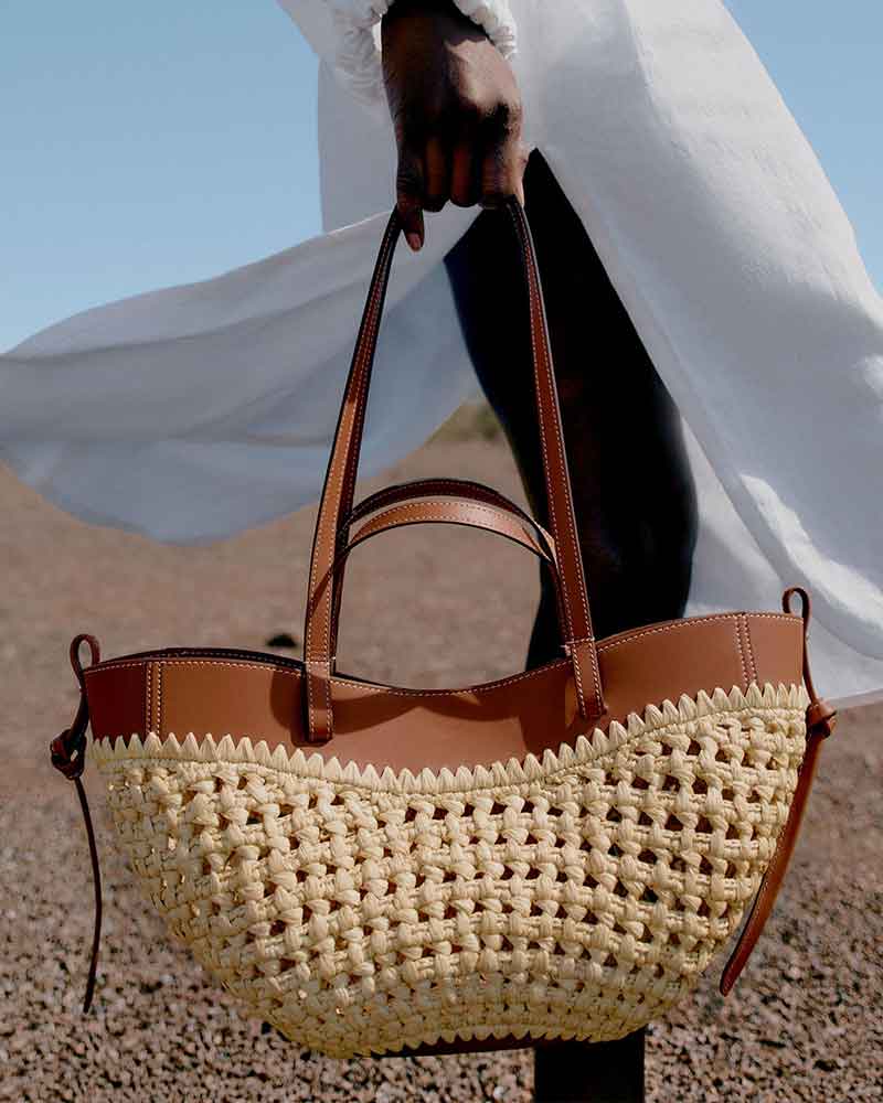 Sunny Getaway Mini Woven Raffia Shoulder Bag