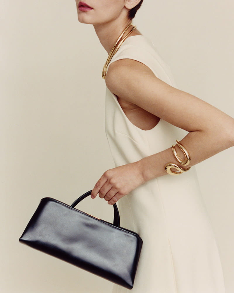 Chic Evening Chocolate Eclair Shoulder Bag