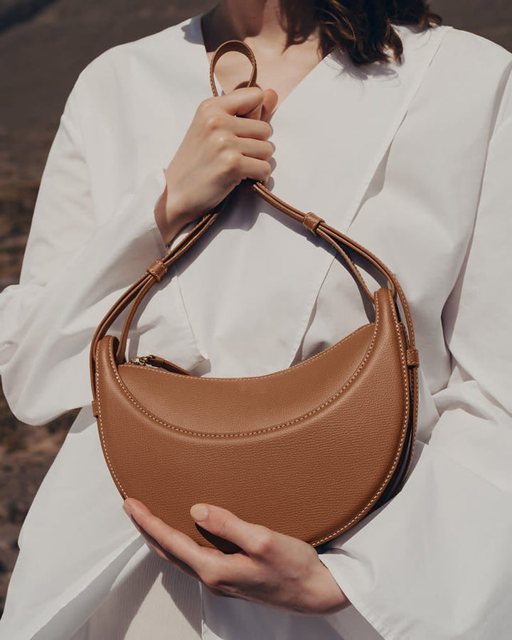 Everyday City Textured Leather Shoulder Bag