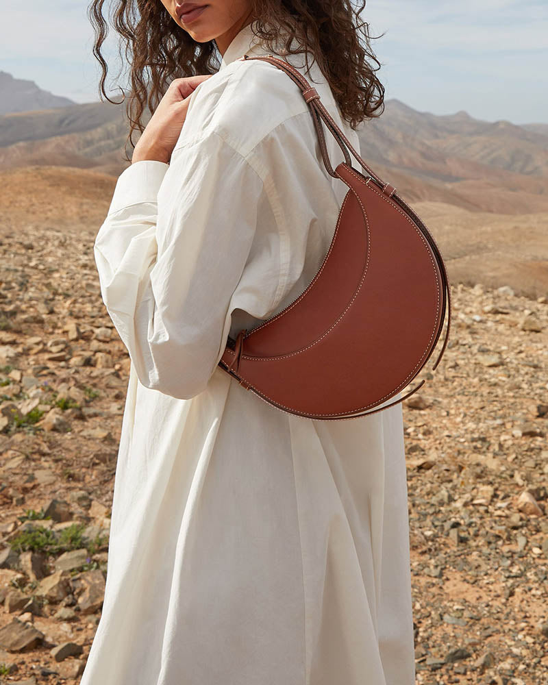 Everyday City Textured Leather Shoulder Bag