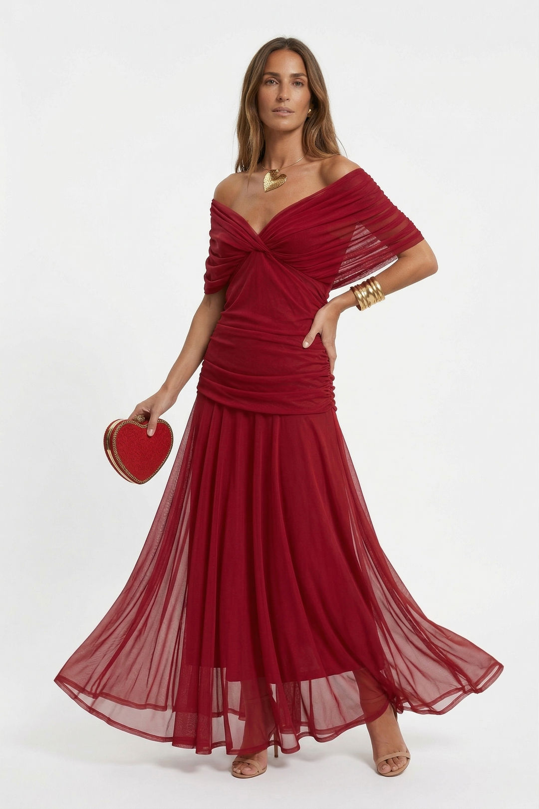Amara Flow Evening Dress — lifestyle shot