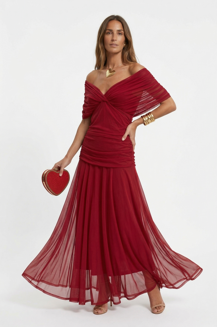 Amara Flow Evening Dress — lifestyle shot