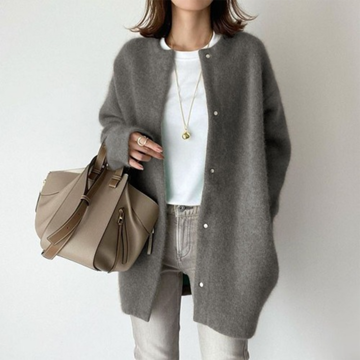 Grace Comfortable Soft Cardigan — side view