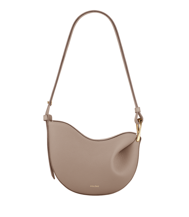 Weekend Stroll Textured Taupe Shoulder Bag