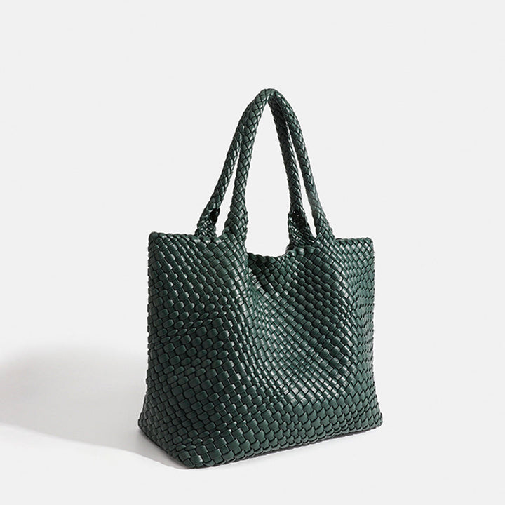 Elara Woven Luxe Tote
