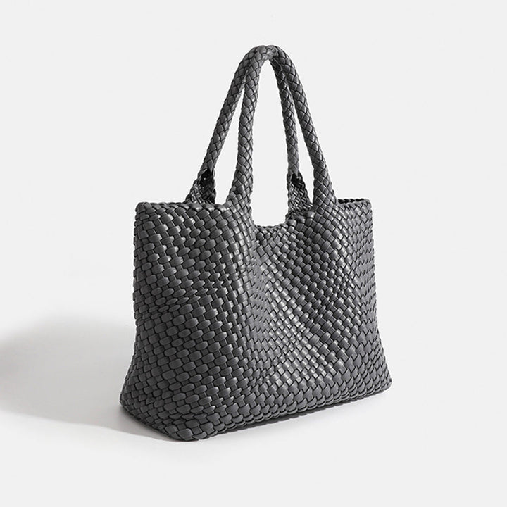 Elara Woven Luxe Tote