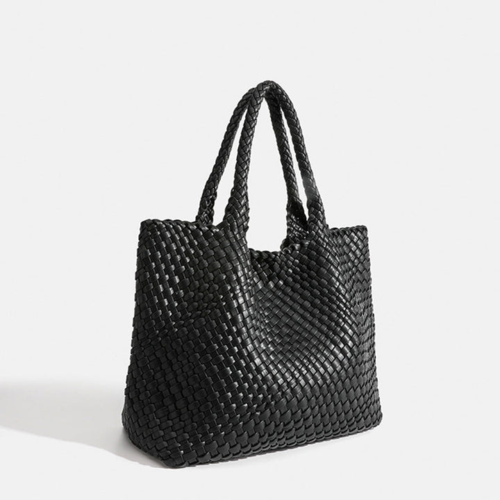 Elara Woven Luxe Tote