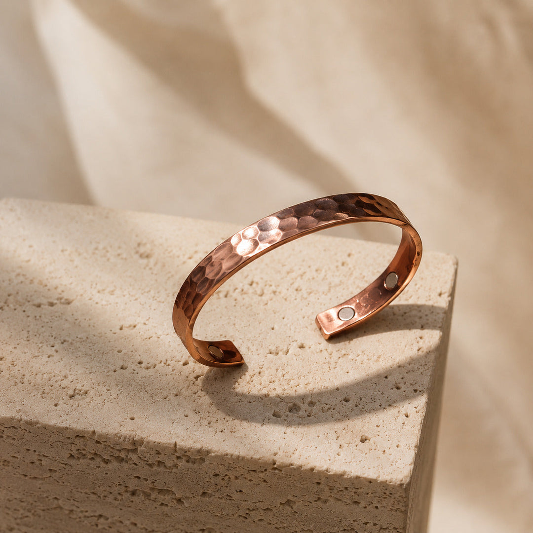 Ashwell Terra hammered copper bracelet, additional product photo
