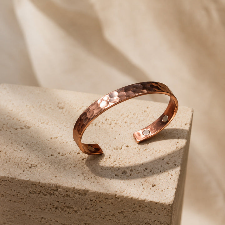 Ashwell Terra hammered copper bracelet, additional product photo