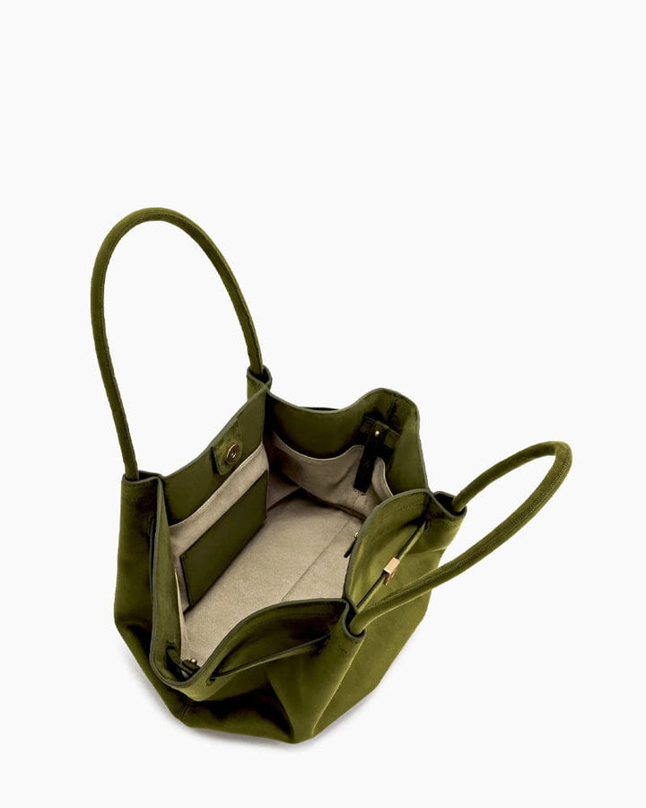 Women's Boutique Shopping Elegant Hexagonal Suede Bag