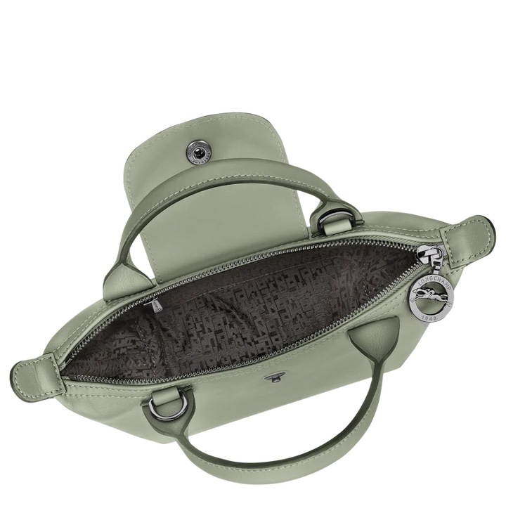 Longchamp Le Pliage Xtra XS Leather Bag Tundra interior detail