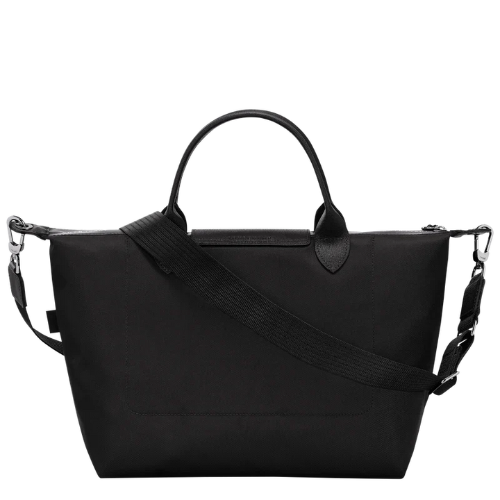 Longchamp Le Pliage Energy L Top Handle Crossbody Bag Black side view
