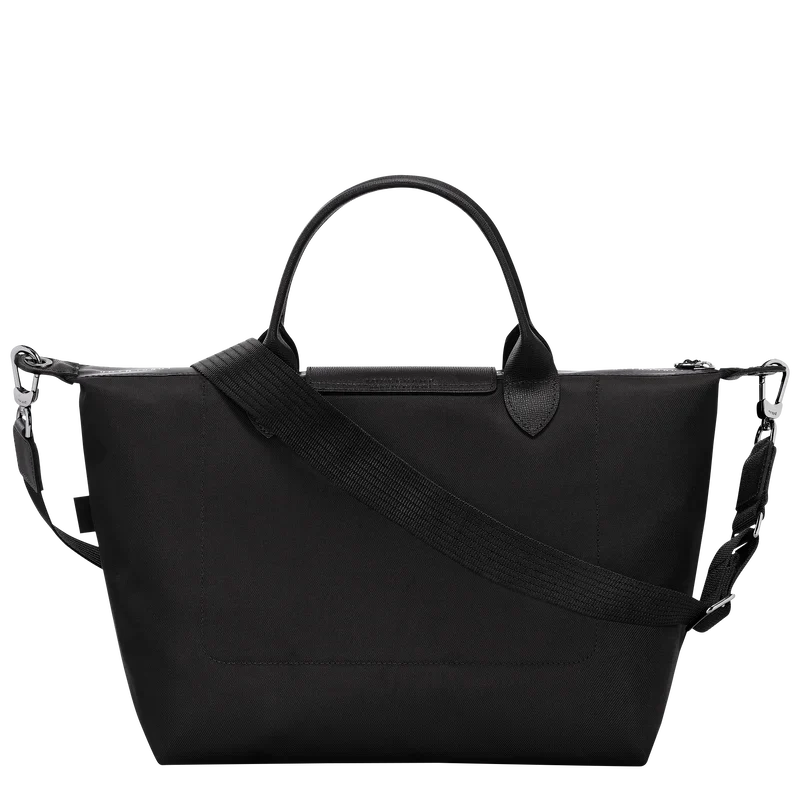 Longchamp Le Pliage Energy L Top Handle Crossbody Bag Black side view