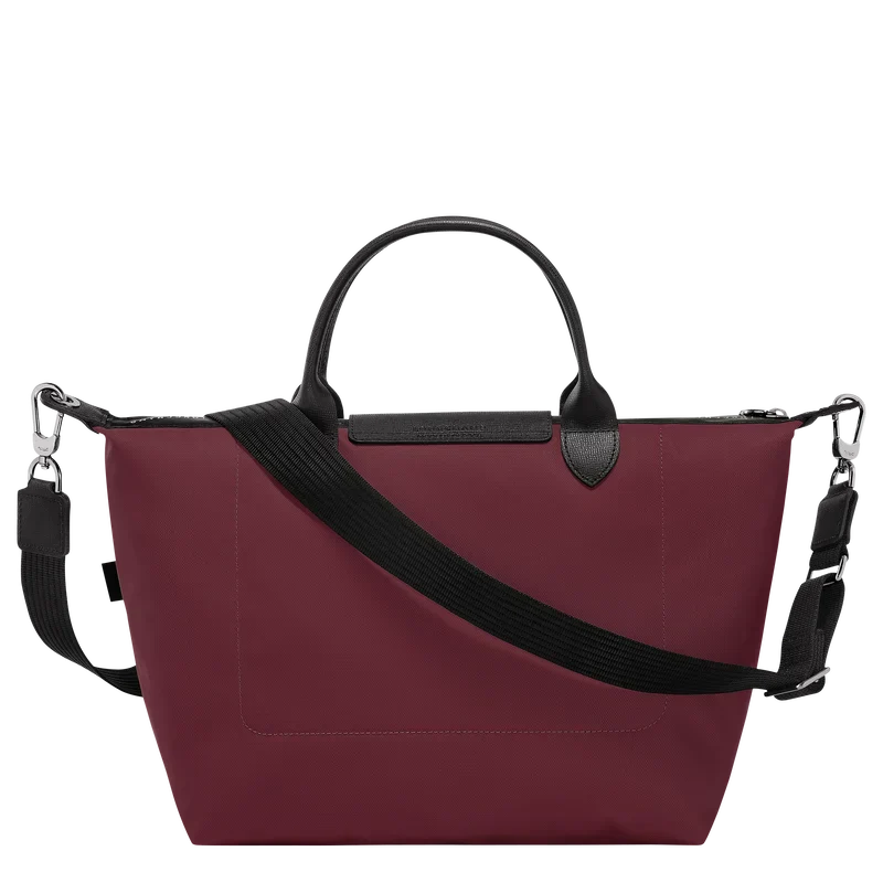 Longchamp Le Pliage Energy L Bag Burgundy — side view